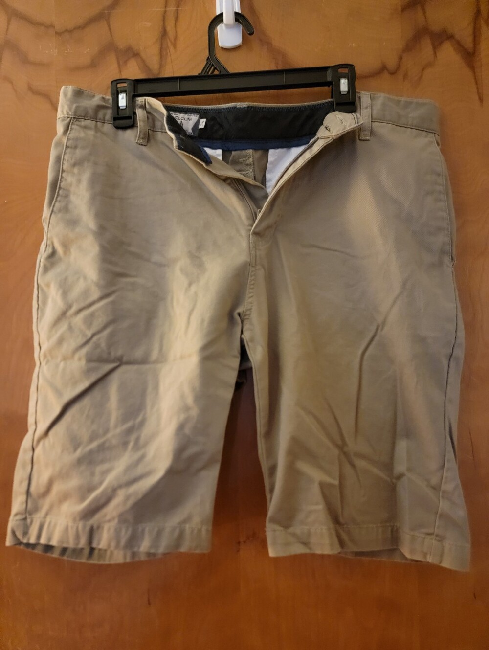 Volcom Brand Men's Khaki Casual Shorts